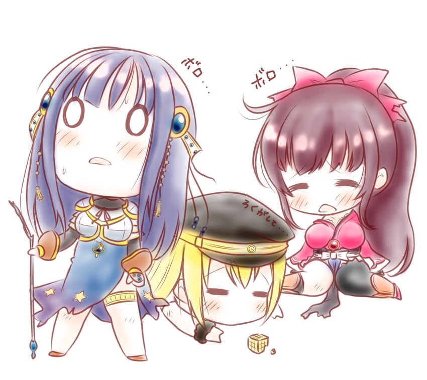alina gray, nanami yachiyo, and amane tsukuyo (mahou shoujo madoka magica and 1 more) drawn by ragmichan