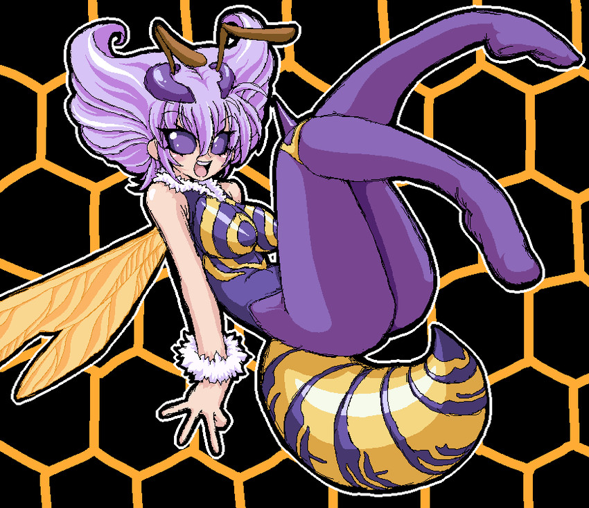 q-bee (darkstalkers) drawn by great_magami