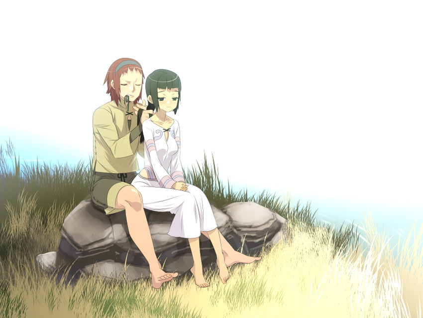 wander and mono (shadow of the colossus) drawn by tensugi_takashi