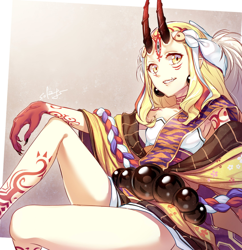 ibaraki douji (fate and 1 more) drawn by nijihashi_sora