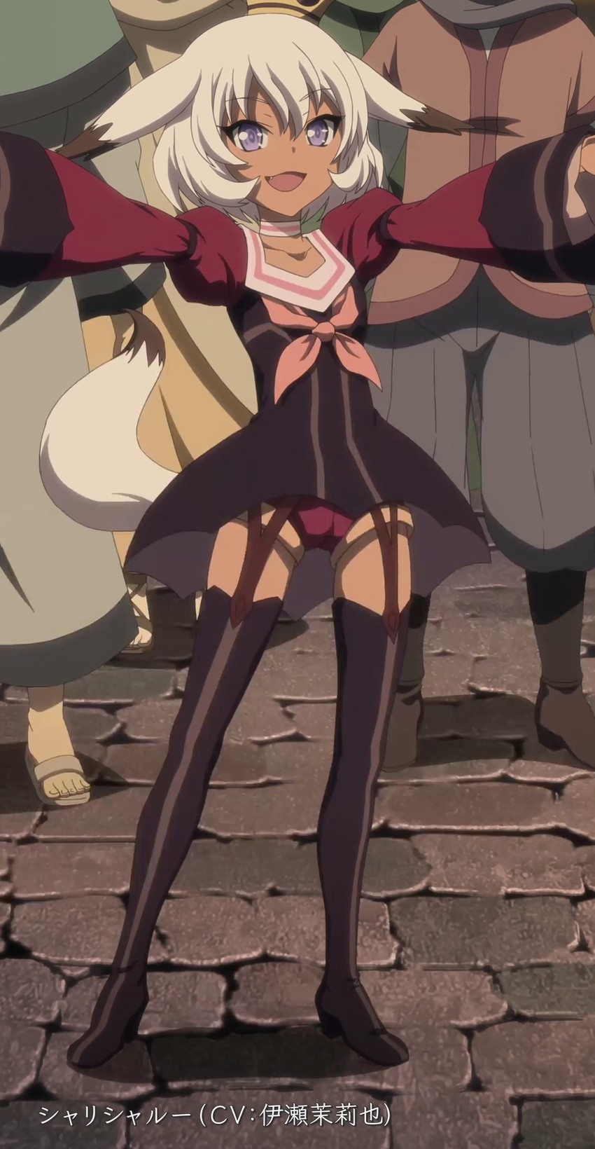 ise mariya, sharisharuu, and sharisharei (seisen cerberus and 1 more)