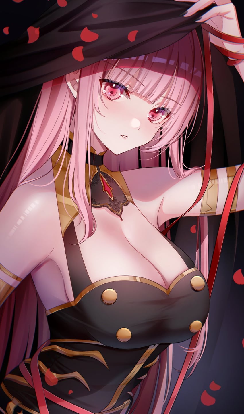 mori calliope (hololive and 1 more) drawn by shirase_rin