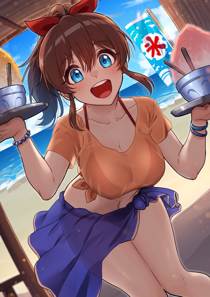 satake minako (idolmaster and 2 more) drawn by kamille_(vcx68)