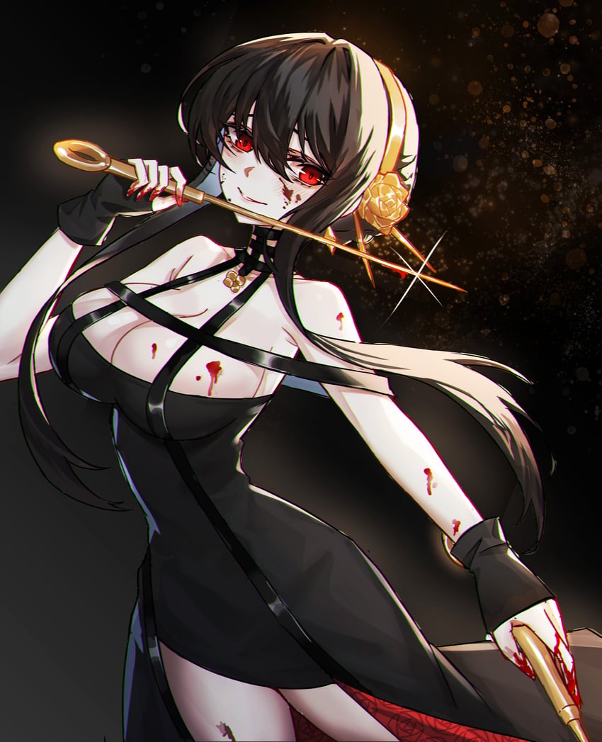 yor briar (spy x family) drawn by kongbai_huanxiang