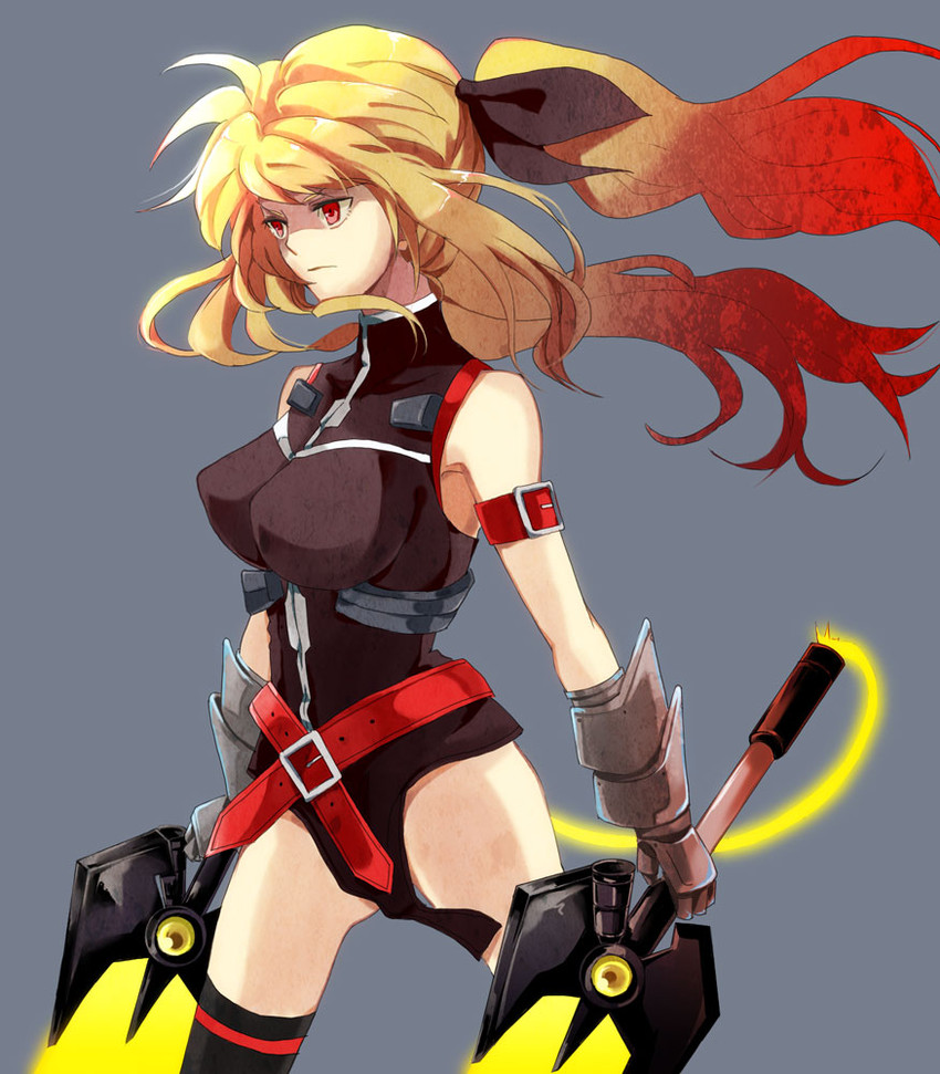fate testarossa and bardiche (lyrical nanoha and 1 more) drawn by masui