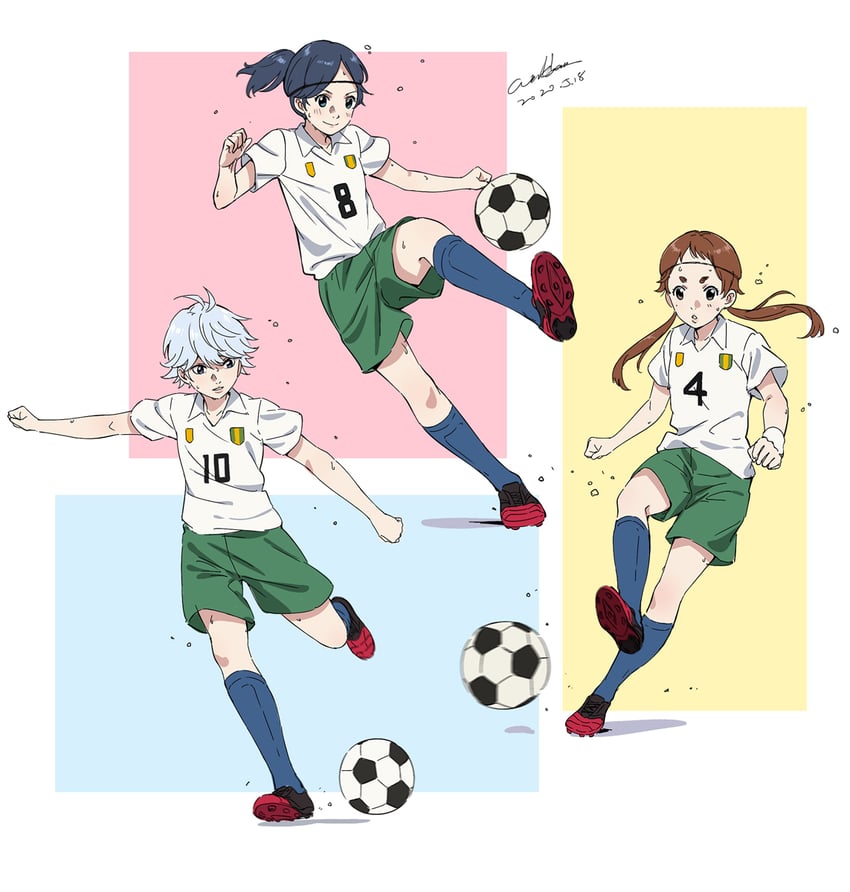onda nozomi, suo sumire, and soshizaki midori (sayonara watashi no cramer) drawn by werkbau