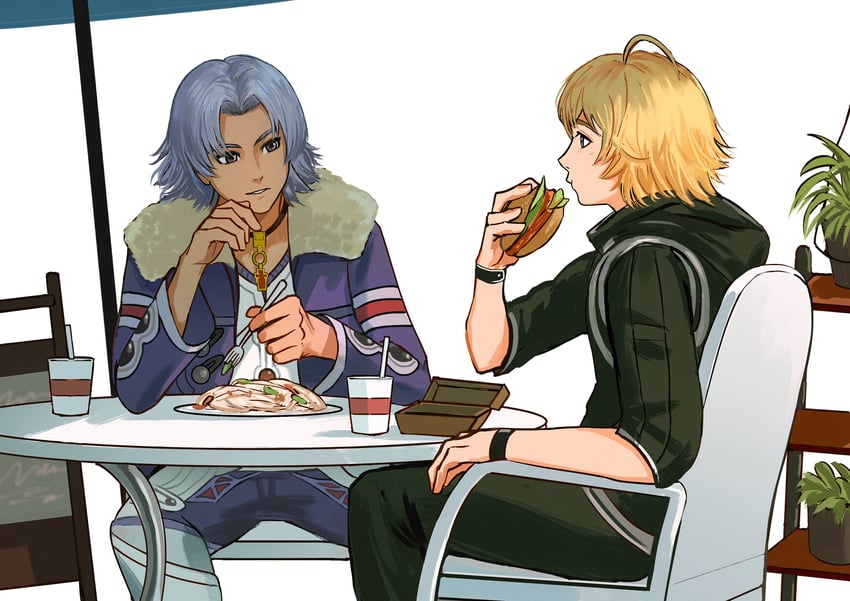 shulk and alvis (xenoblade chronicles and 1 more) drawn by haissemy0809