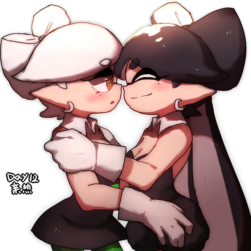 callie and marie (splatoon and 1 more) drawn by wuju59