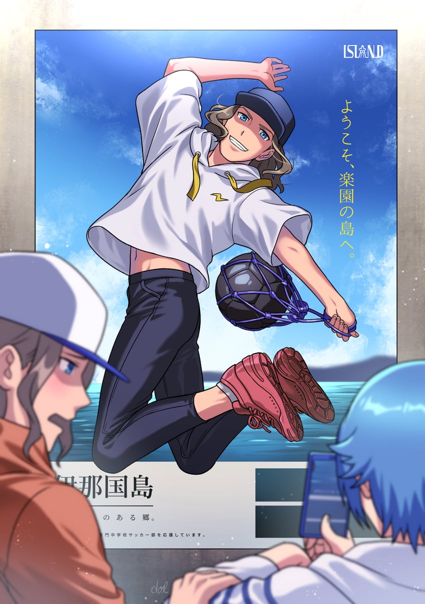 mansaku yuuichirou and hiura kirina (inazuma eleven and 1 more) drawn by dolustoy