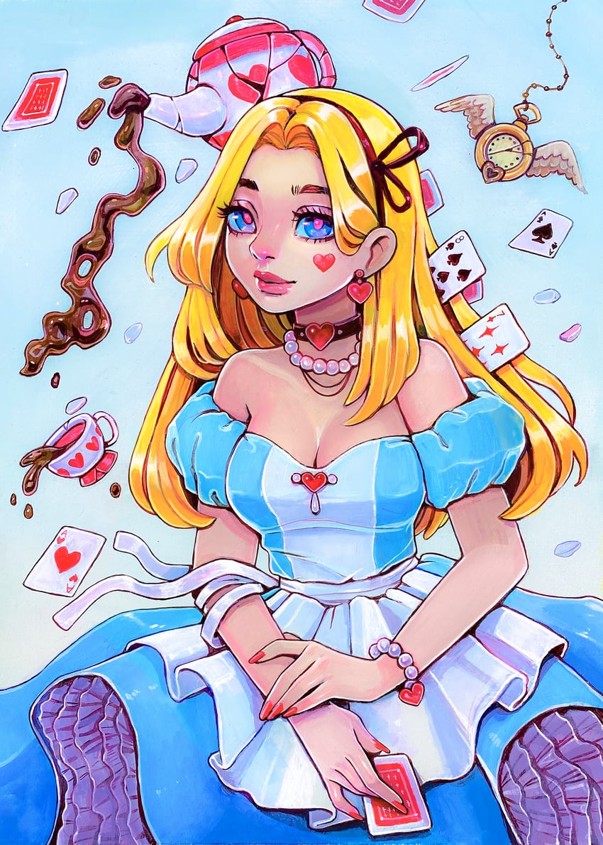 alice (alice's adventures in wonderland) drawn by lord_griselda