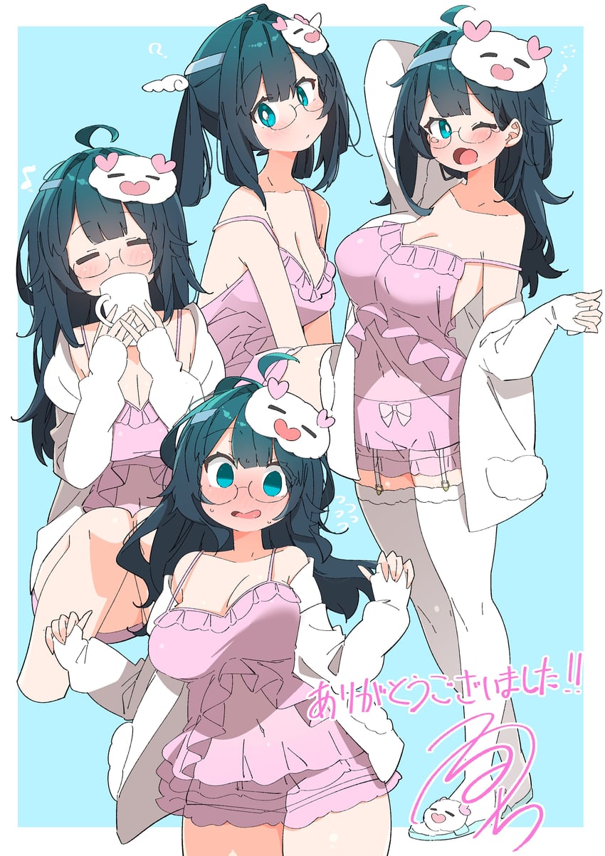 amano nene and cloudtomo (production kawaii) drawn by uruti_2388