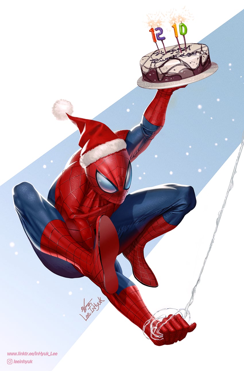 spider-man (marvel and 1 more) drawn by in-hyuk_lee