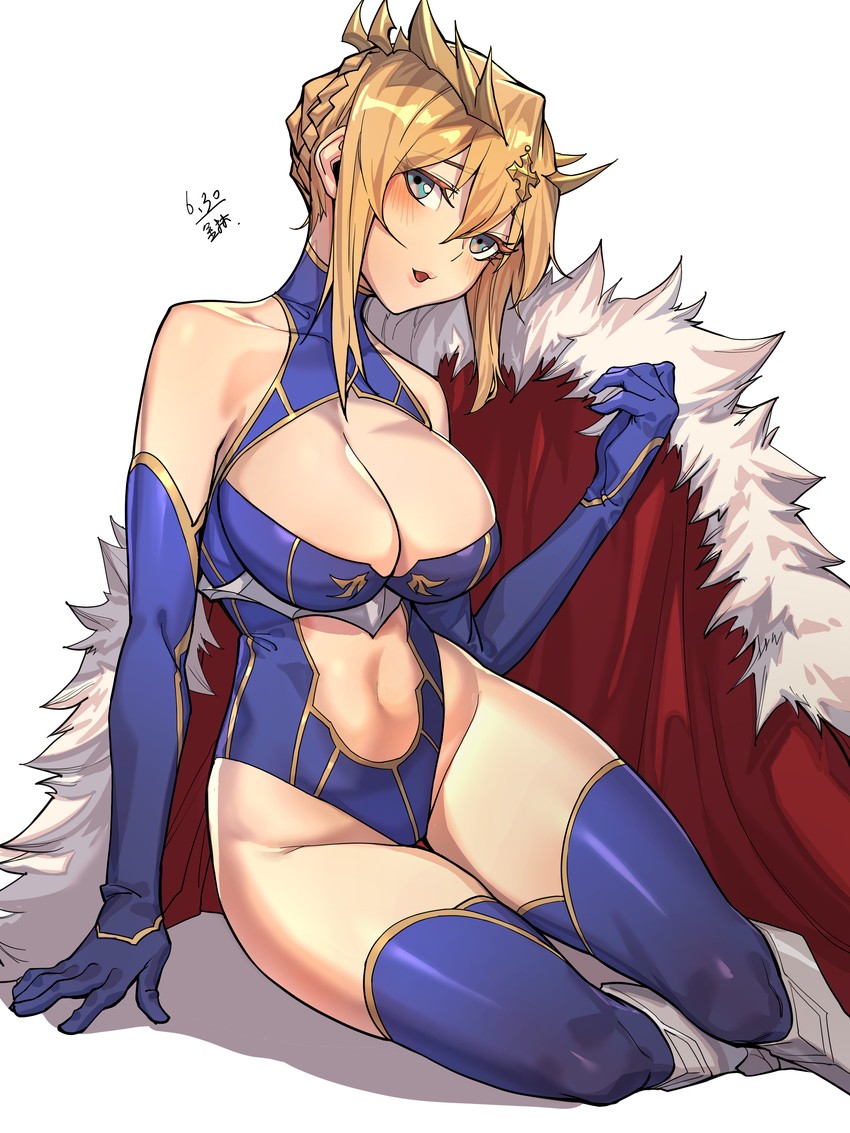 artoria pendragon (fate and 1 more) drawn by jinlin