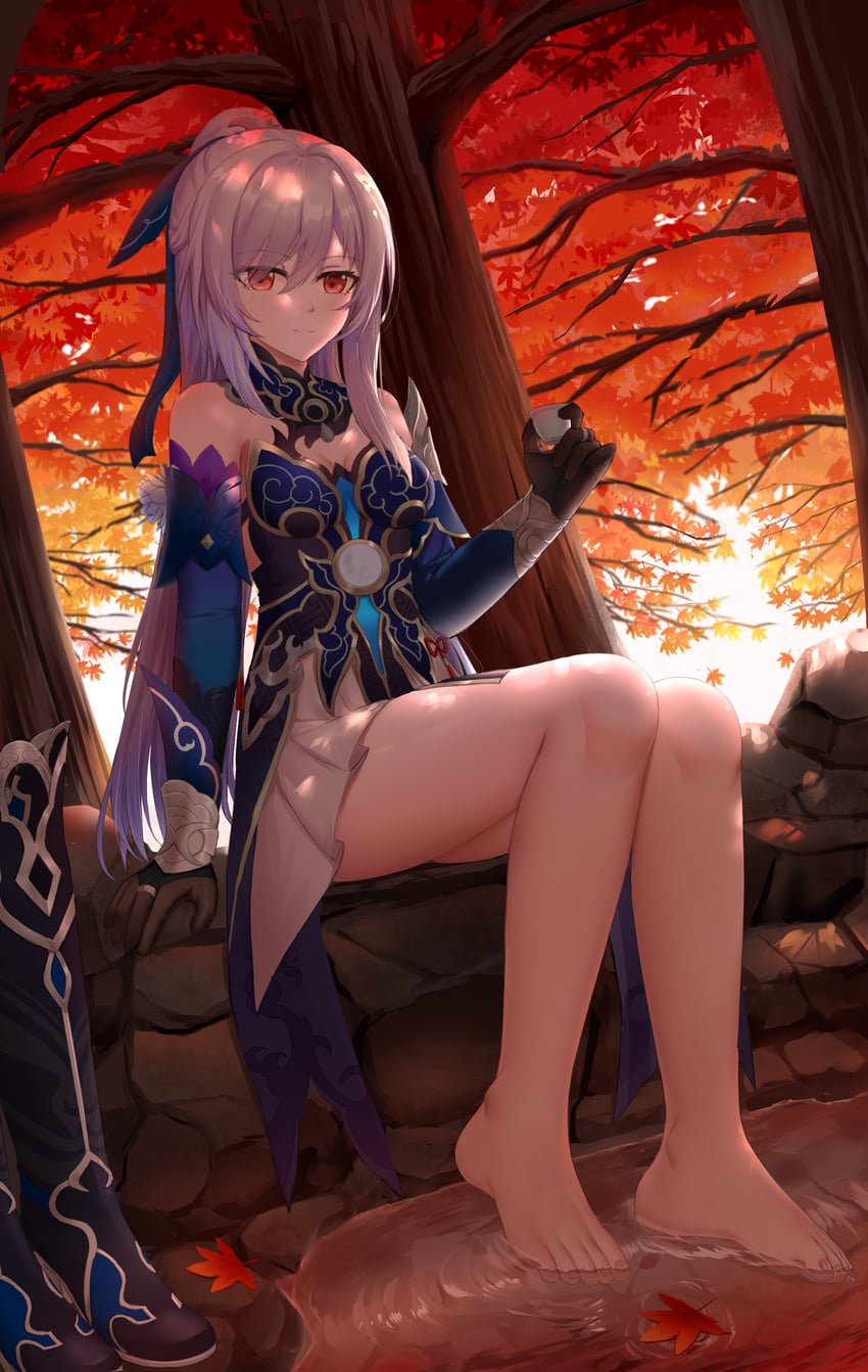 jingliu (honkai and 1 more) drawn by skym_(kumei)