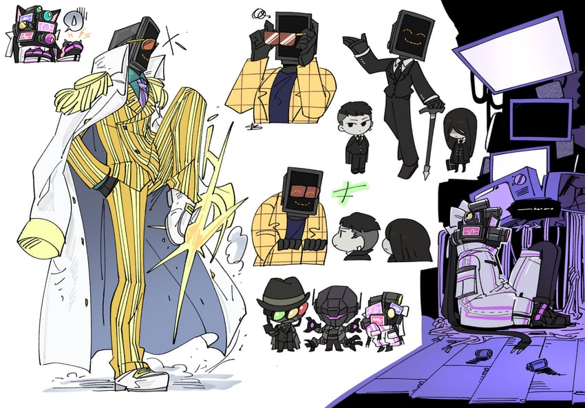 kizaru, martina, dalloc, bada, nemo, and 3 more (one piece and 3 more) drawn by force_(4sk_force)