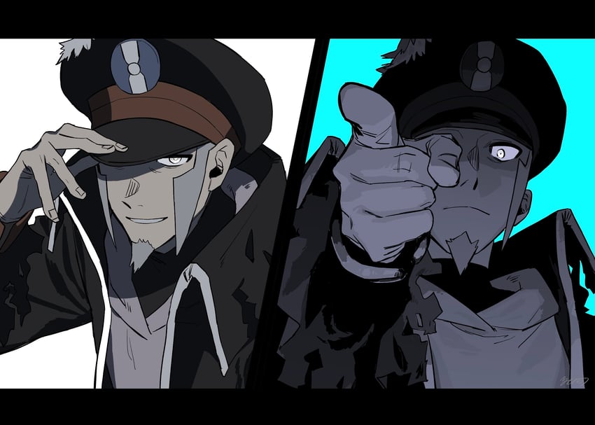 ingo (pokemon and 1 more) drawn by yc157_ar