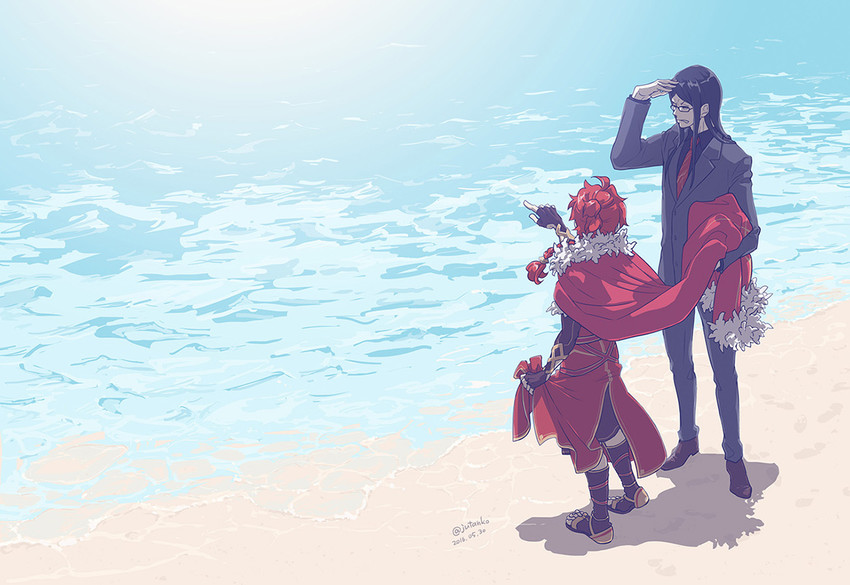 waver velvet, lord el-melloi ii, and alexander (fate and 3 more) drawn by jutanko