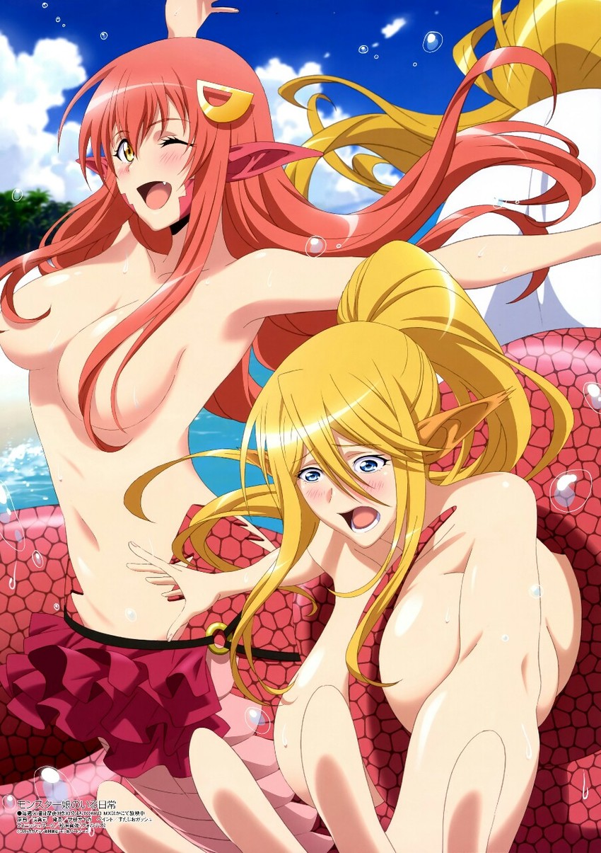miia and centorea shianus (megami magazine and 1 more) drawn by itadaki_shinji