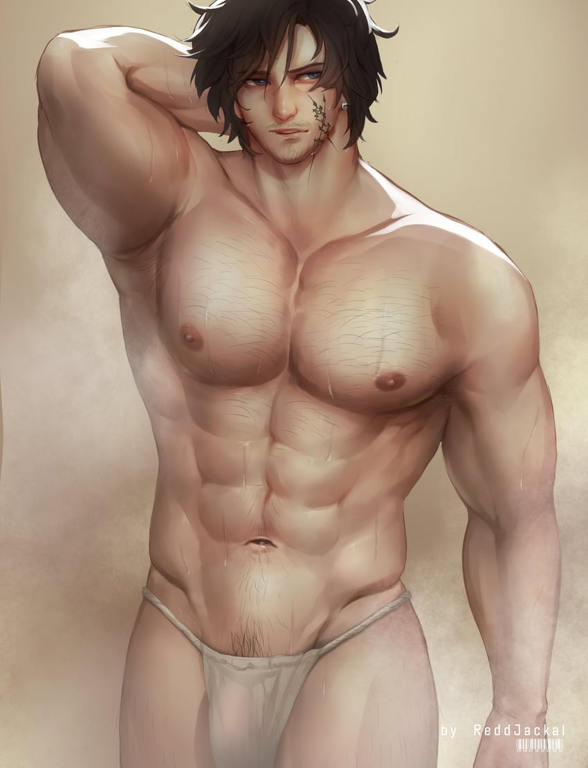 clive rosfield (final fantasy and 1 more) drawn by reddjackal