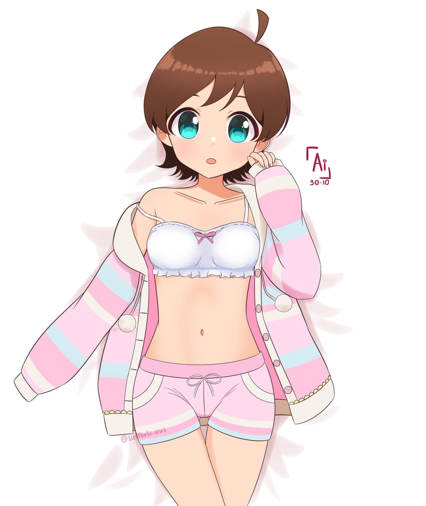 kinoshita hinata (idolmaster and 2 more) drawn by ai_haruka