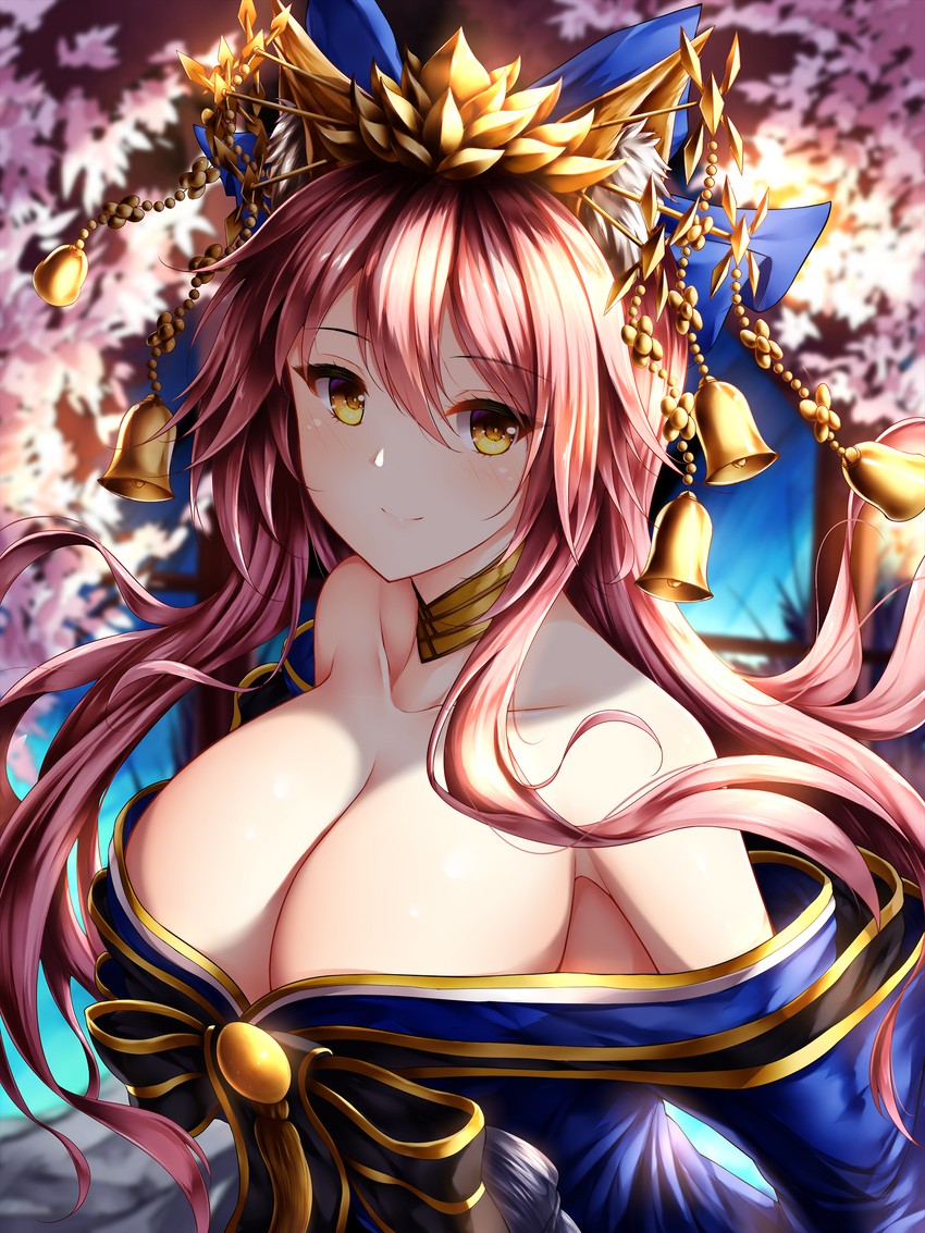 tamamo and tamamo no mae (fate and 1 more) drawn by wsman