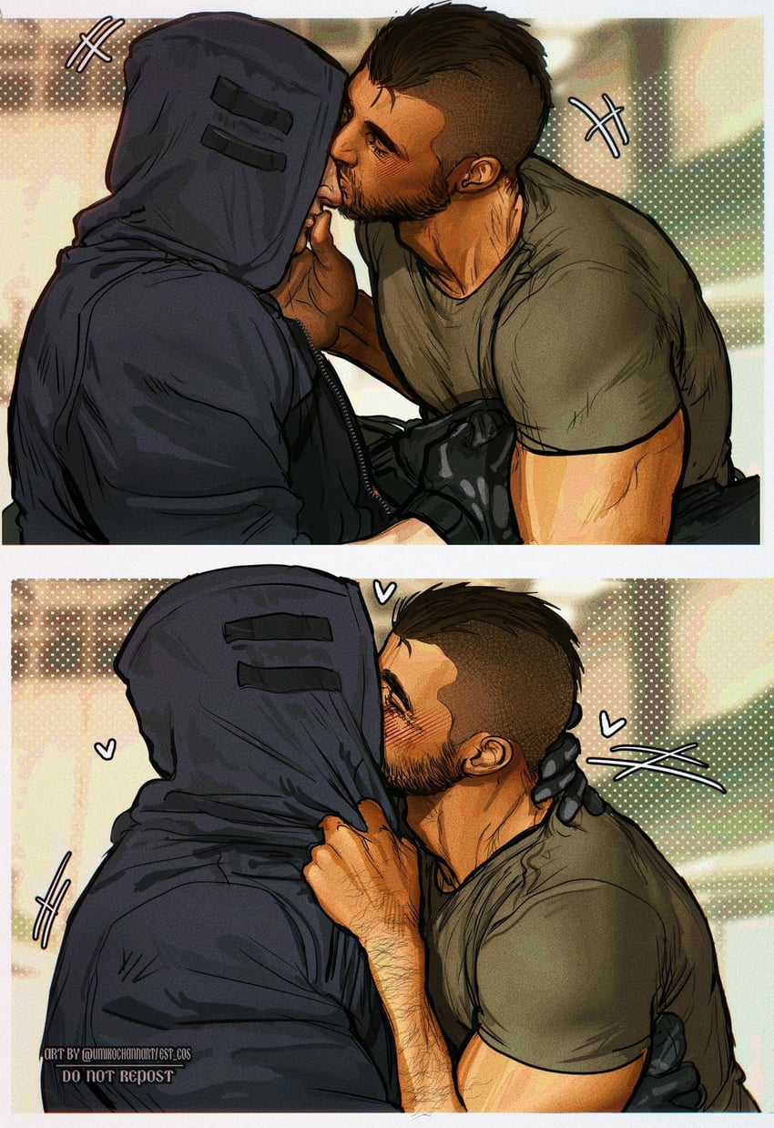 ghost and soap (call of duty and 1 more) drawn by umikochannart