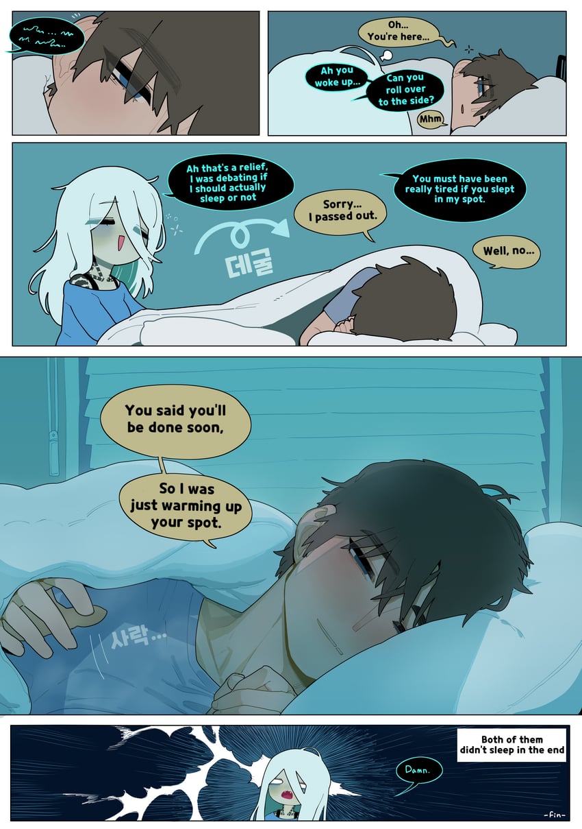 ivy and edan (original) drawn by sparrowl