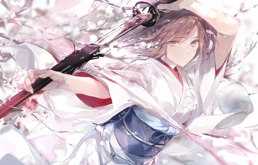 ryougi shiki and void shiki (fate and 2 more) drawn by fukuda935