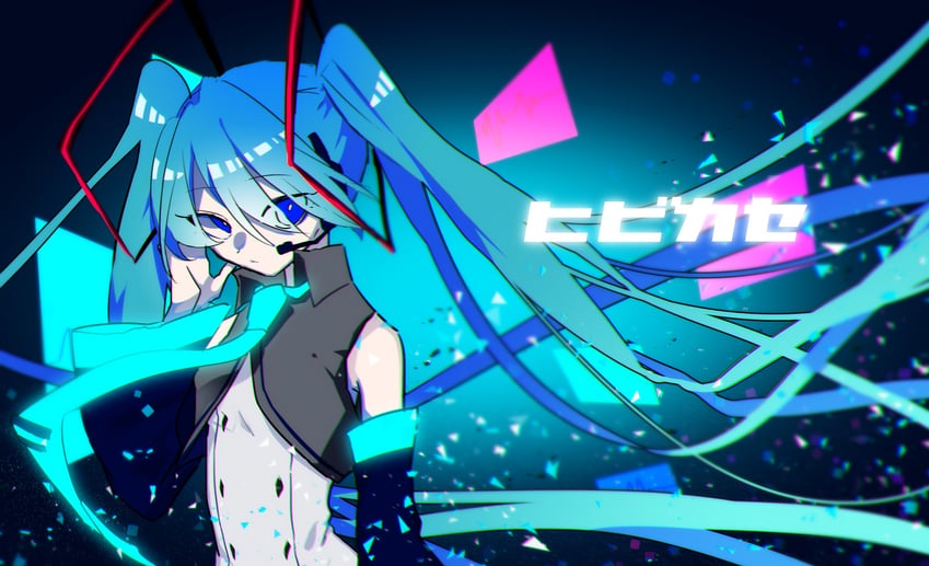 hatsune miku (vocaloid and 1 more) drawn by omaru_taro