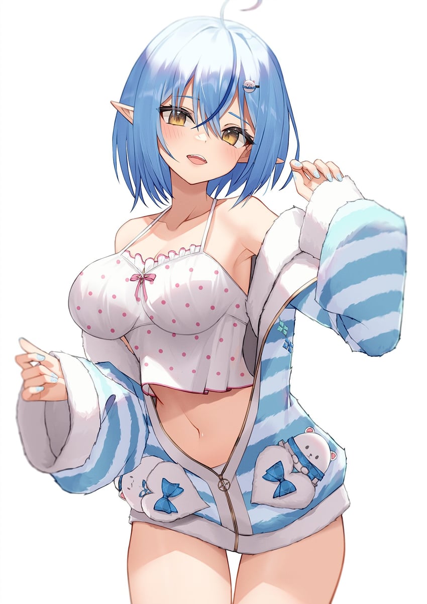 yukihana lamy, daifuku, and yukimin (hololive) drawn by thomas_8000