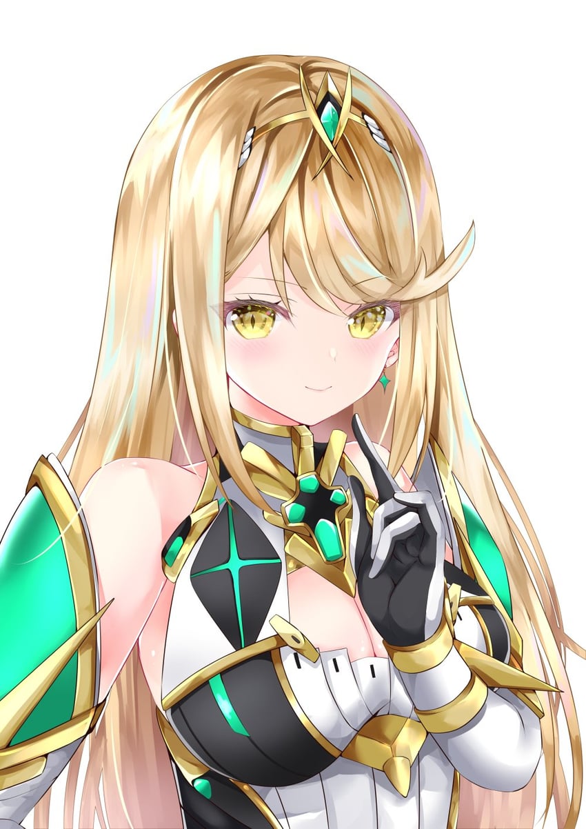 mythra (xenoblade chronicles and 1 more) drawn by nanase_nao