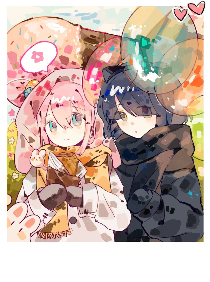 gotoh hitori and yamada ryo (bocchi the rock!) drawn by wuyang_sanhua_p_(kan_zhiding)