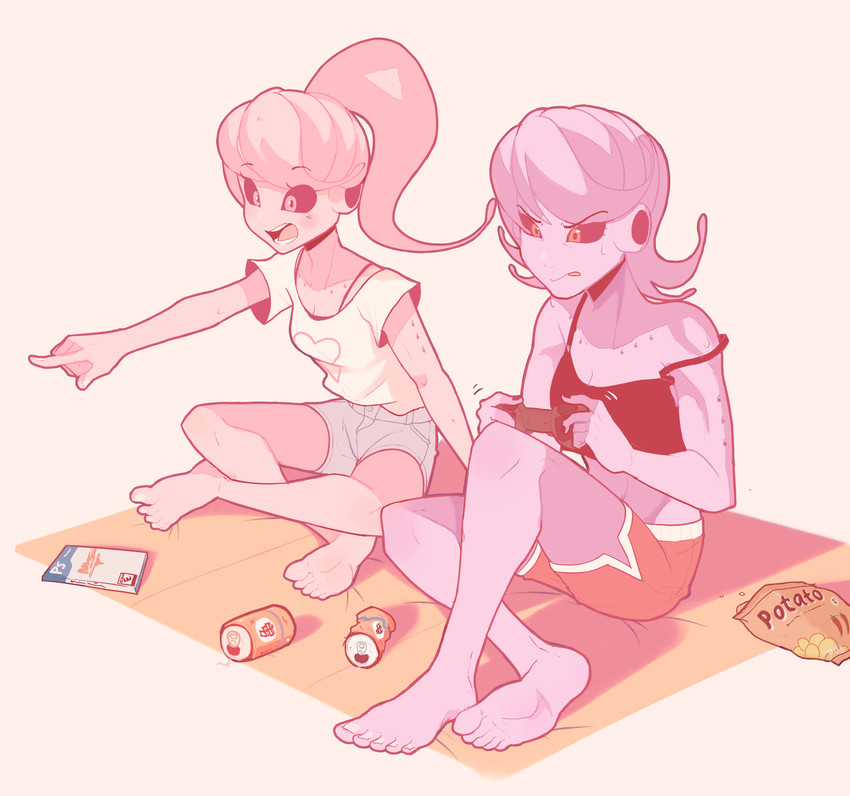 female majin (dragon ball and 1 more) drawn by sally_(luna-arts)