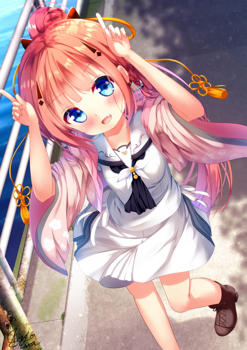 kamiyama shiki (summer pockets) drawn by chinomaron