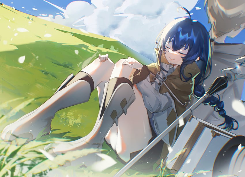 roxy migurdia and rudeus greyrat (mushoku tensei) drawn by yee_plus