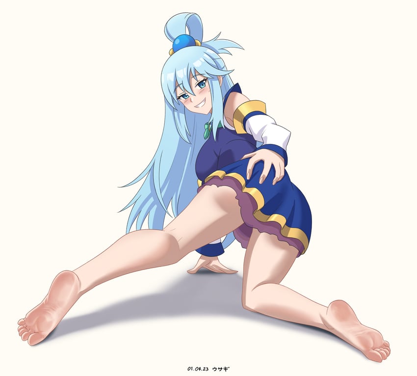 aqua (kono subarashii sekai ni shukufuku wo!) drawn by conejologia