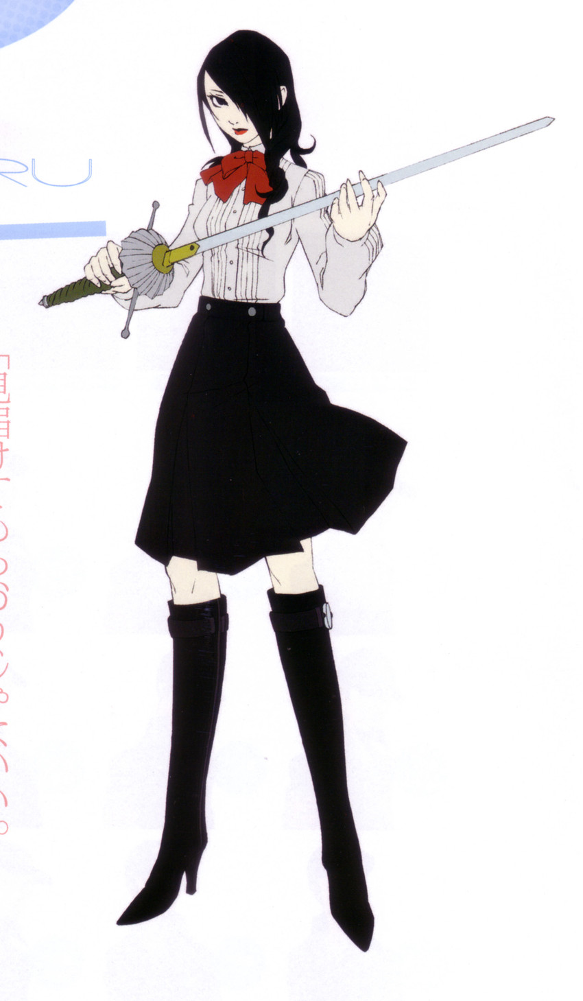 kirijou mitsuru (persona and 1 more) drawn by soejima_shigenori