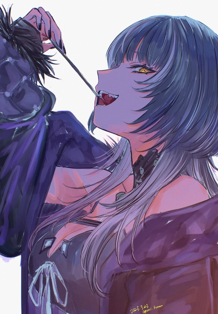 shiori novella (hololive and 1 more) drawn by yuri_kyanon