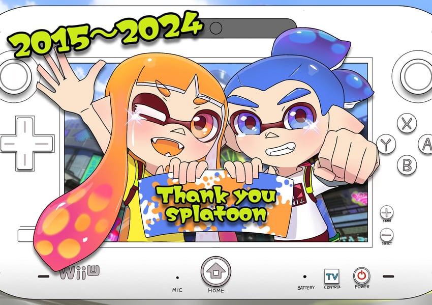 inkling player character, inkling girl, and inkling boy (splatoon and 1 more) drawn by furu_spla