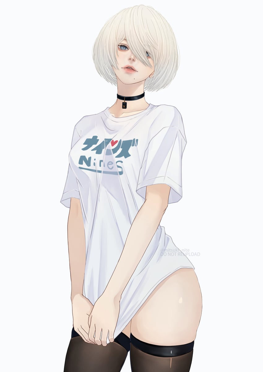 2b (nier and 1 more) drawn by mitsuki_nite
