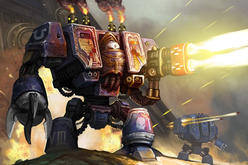 adeptus astartes (warhammer 40k) drawn by lieqi_hun