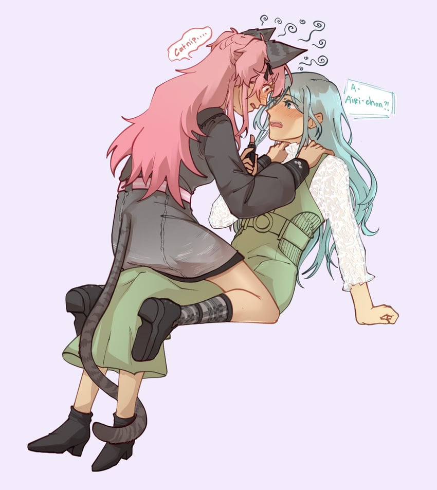 momoi airi and hinomori shizuku (project sekai) drawn by emotsper