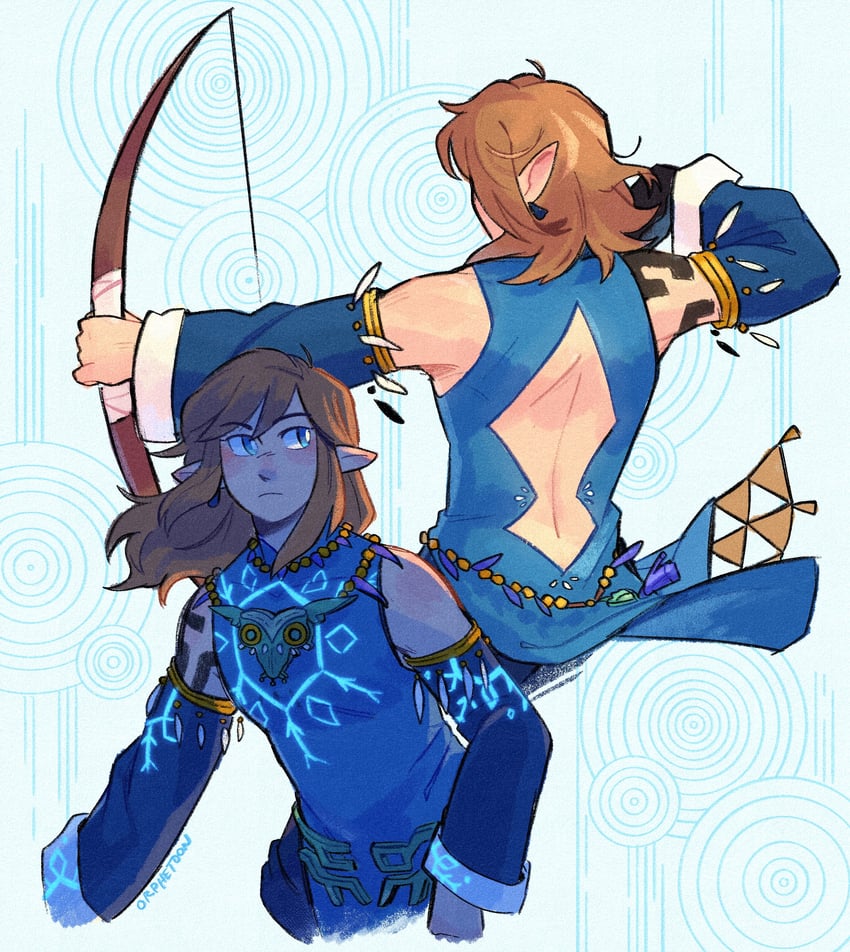 link (the legend of zelda and 1 more) drawn by orphetoon