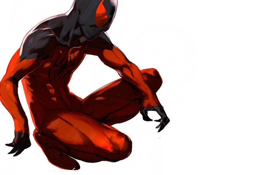 scarlet spider and kaine parker (marvel and 1 more) drawn by shishio_(shishio5431)