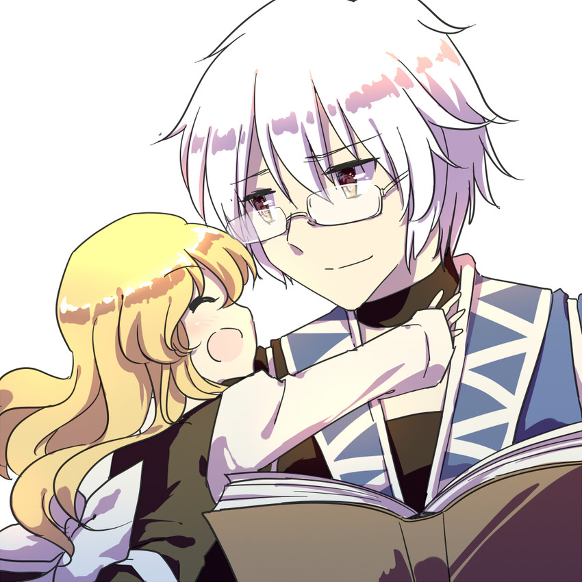 kirisame marisa and morichika rinnosuke (touhou) drawn by dena.ei