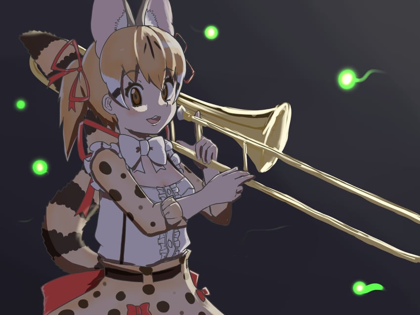 large-spotted genet (kemono friends and 1 more) drawn by y0whqzz8bkslezl
