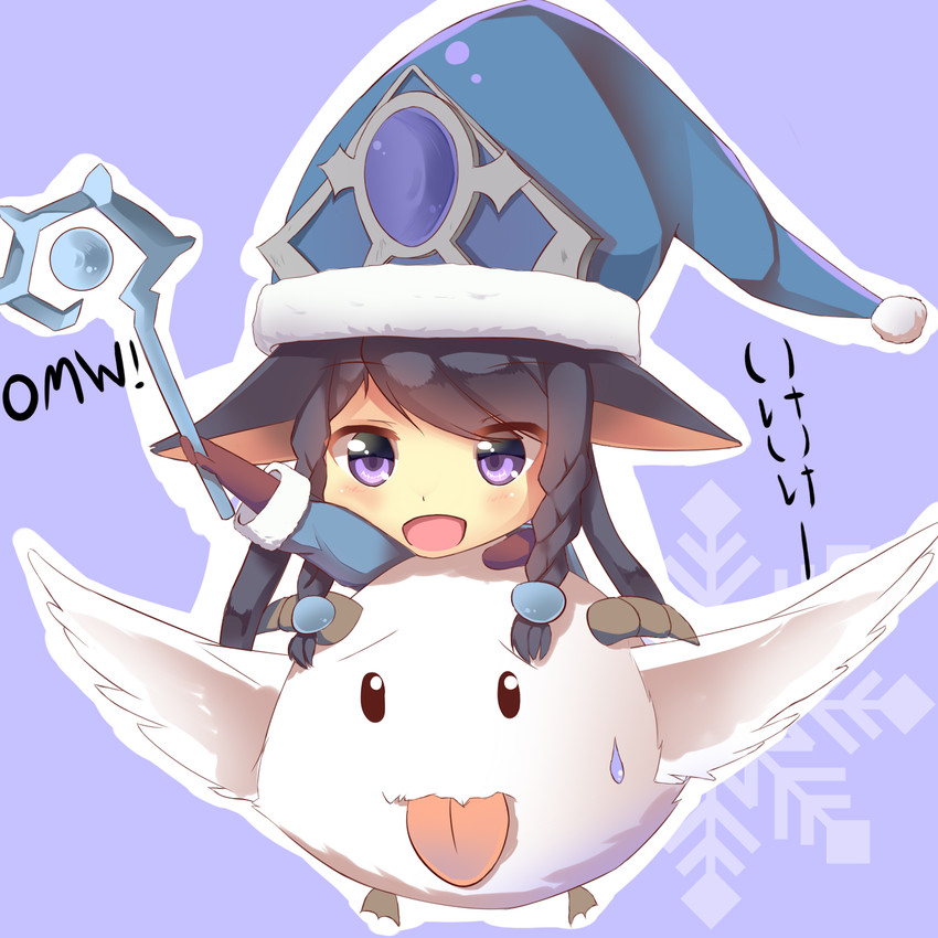lulu, poro, and winter wonder lulu (league of legends) drawn by mizuki_ryuu