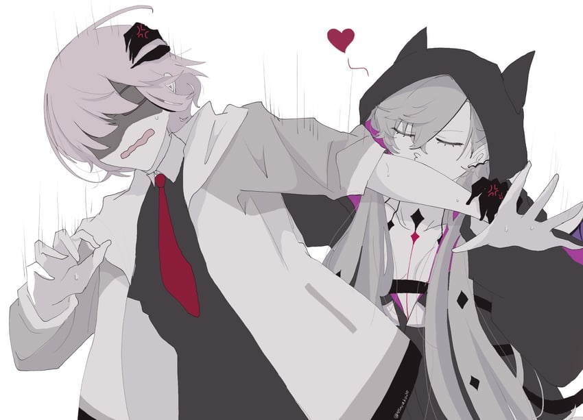 mash kyrielight and lilith (fate and 1 more) drawn by 55nyako20