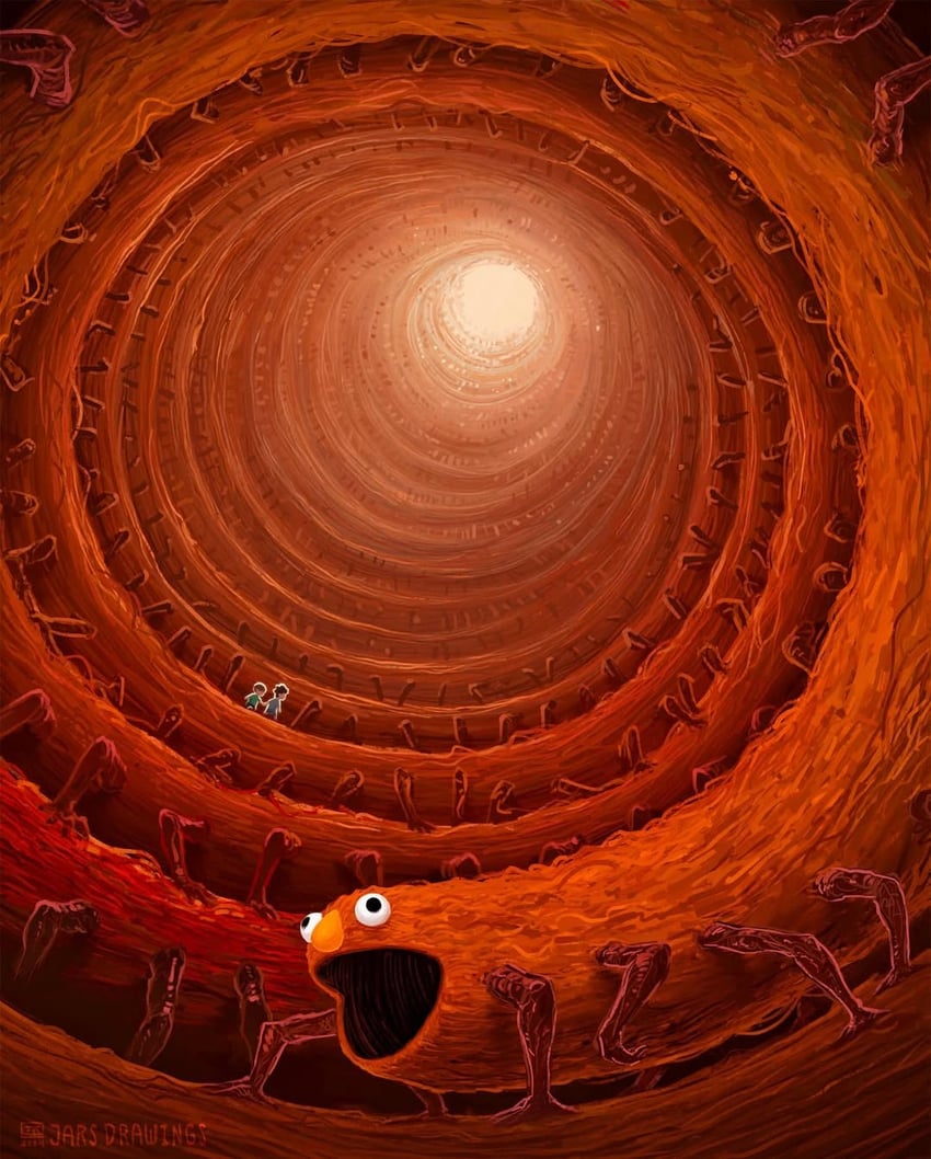 elmo (sesame street) drawn by jr_(jarsarts)