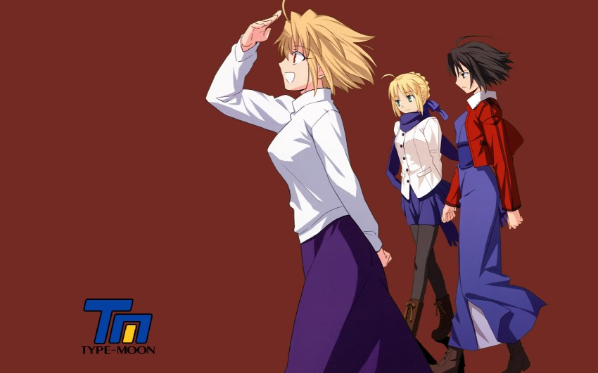 artoria pendragon, saber, arcueid brunestud, and ryougi shiki (fate and 4 more)